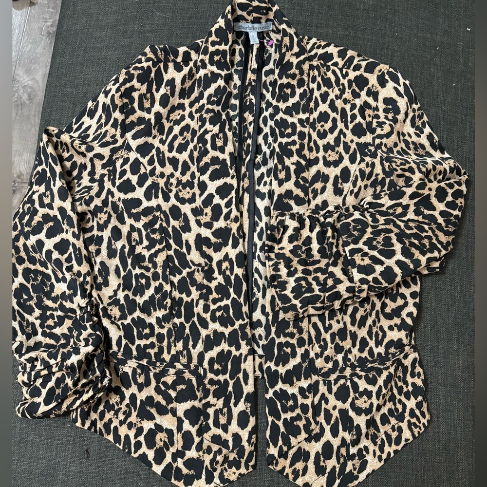 Cute cheetah “jacket” size S